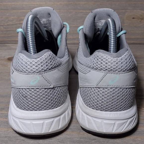 Asics Gel Contend 5 Running Athletic Shoes Sneakers Womens Size 9 Gray Icy - Picture 4 of 7